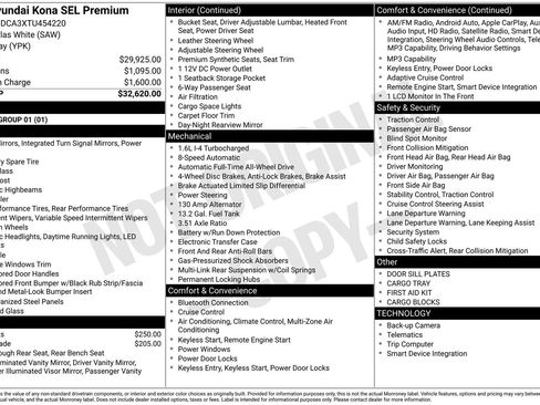 New 2026 Hyundai Kona SEL Premium AWD/4WD image 28