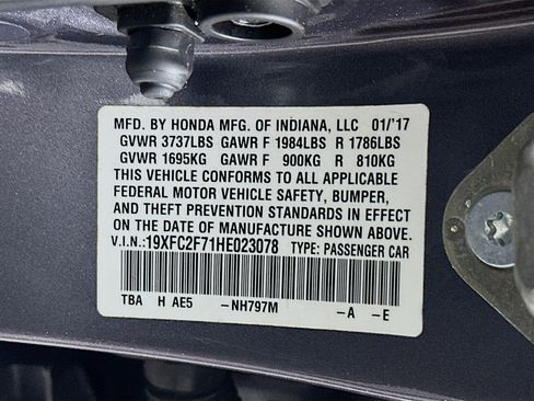 Used 2017 Honda Civic EX image 12