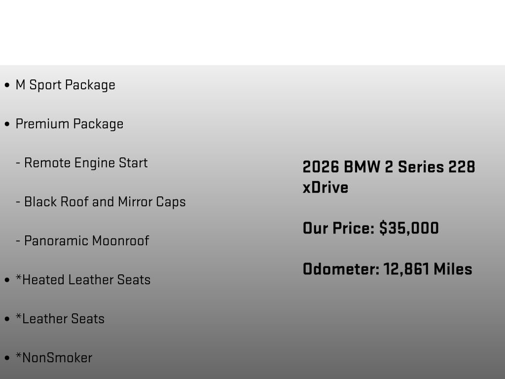 Used 2026 BMW 228i xDrive AWD/4WD image 6
