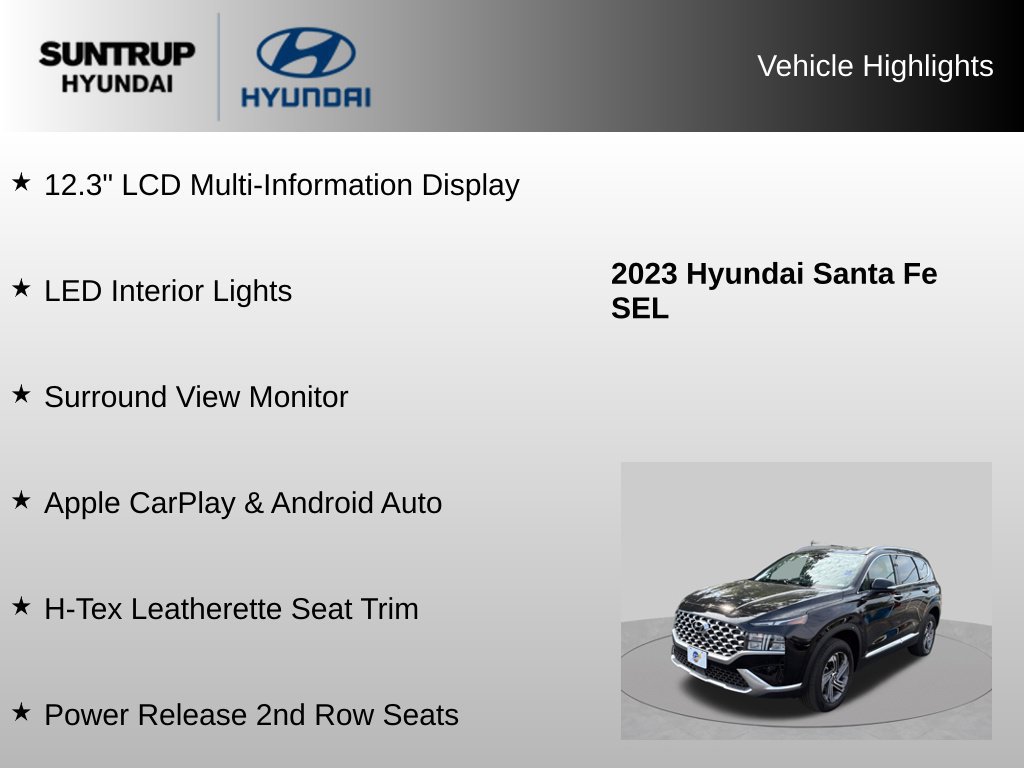 Used 2023 Hyundai Santa Fe SEL w/ Premium Package AWD/4WD image 30