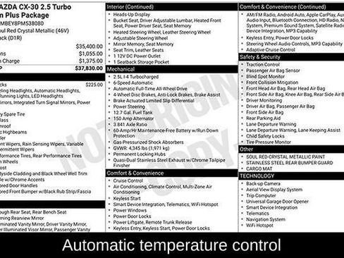 Used 2023 MAZDA CX-30 2.5 Turbo w/ Premium Plus Pkg image 7