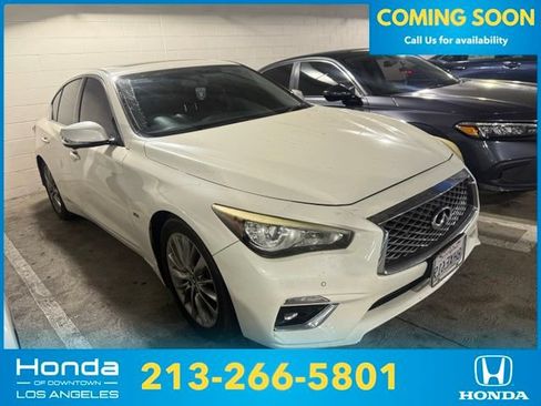 Used 2019 INFINITI Q50 Luxe w/ Essential Package (3.0T Luxe) RWD image 1