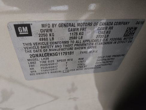 Used 2016 Chevrolet Equinox LT w/ Convenience Package FWD image 33