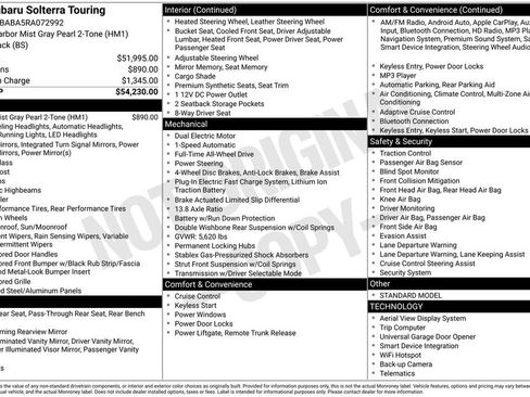 Used 2024 Subaru Solterra Touring image 17