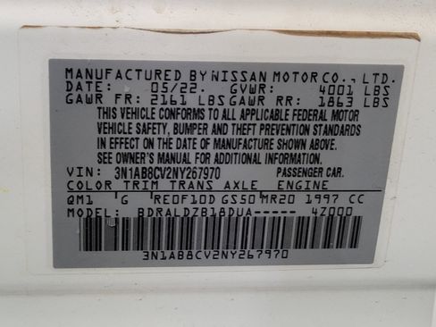 Used 2022 Nissan Sentra SV FWD image 33