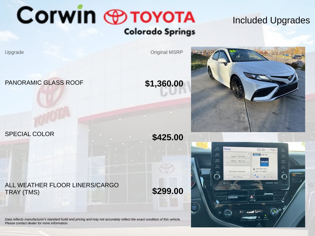 Used 2024 Toyota Camry XSE w/ Cold Weather Package AWD/4WD image 4
