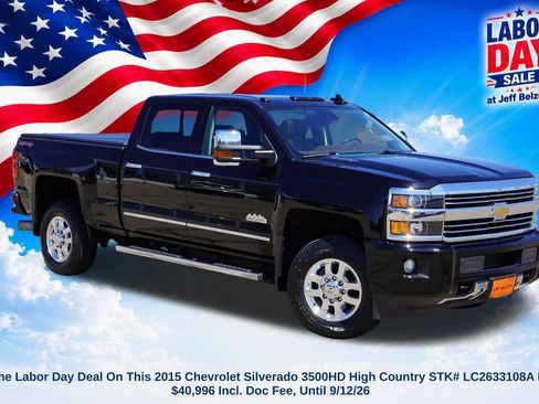 Used 2015 Chevrolet Silverado 3500 High Country w/ Duramax Plus Package AWD/4WD image 1