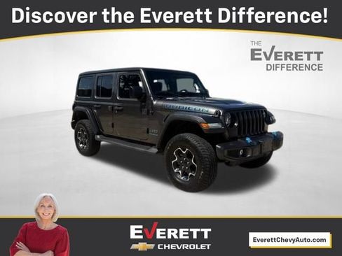 Used 2023 Jeep Wrangler Unlimited Rubicon 4xe w/ Cold Weather Group AWD/4WD image 1