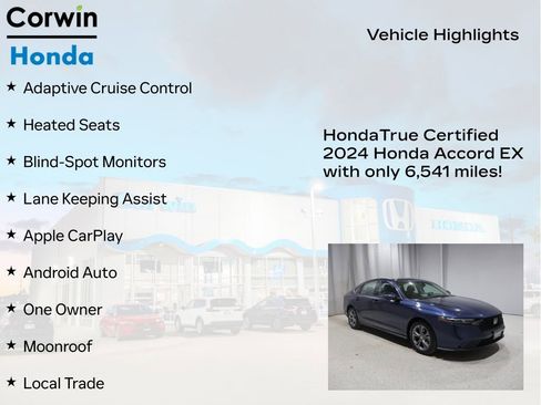Used 2024 Honda Accord EX image 9