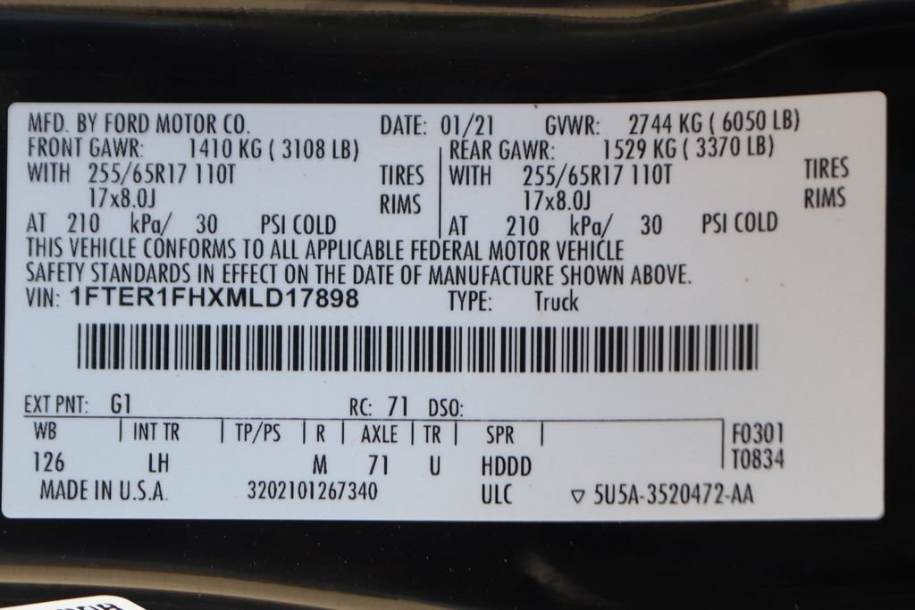 Used 2021 Ford Ranger XLT w/ Equipment Group 301A Mid AWD/4WD image 44