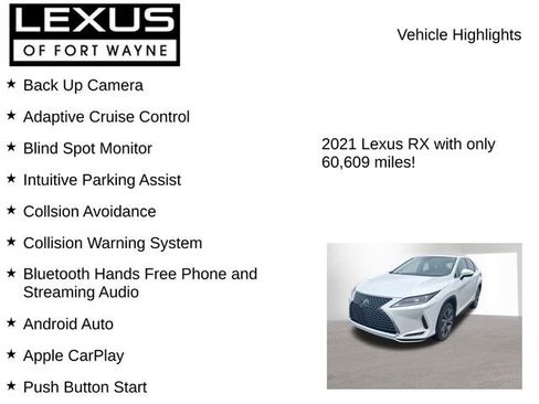 Used 2021 Lexus RX 350 AWD w/ Premium Package image 7