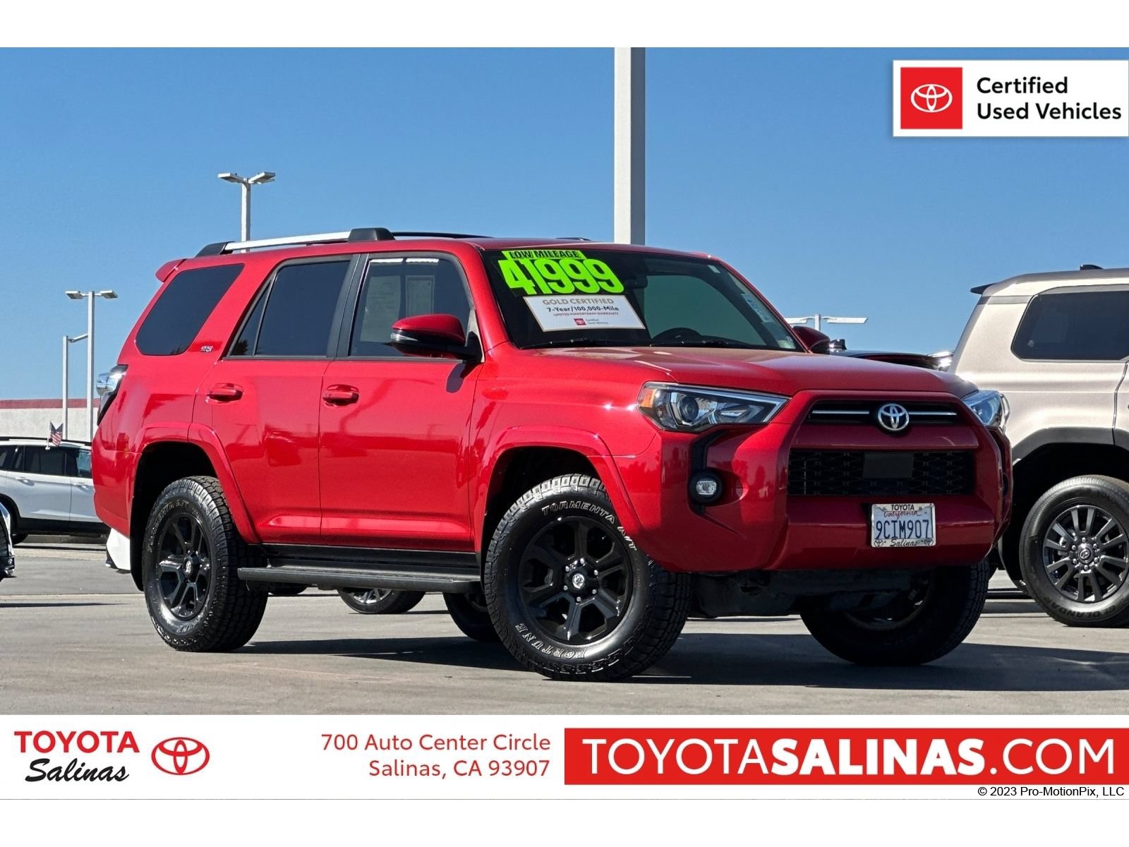 Certified 2022 Toyota 4Runner SR5 Premium w/ Moonroof Package AWD/4WD image 1