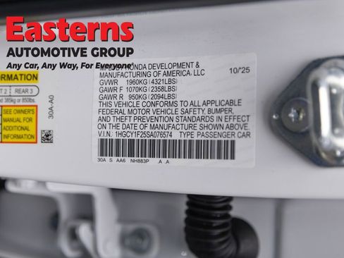 Used 2025 Honda Accord LX image 33