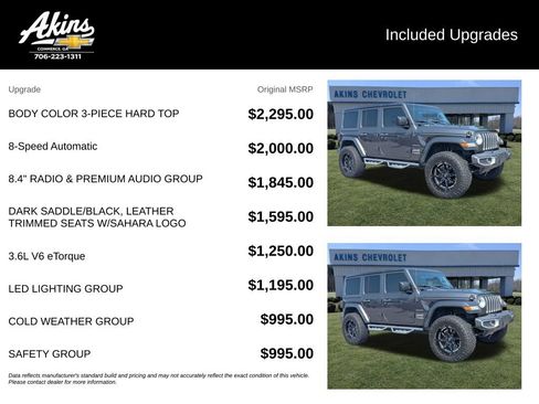 Used 2020 Jeep Wrangler Unlimited Sahara AWD/4WD image 5