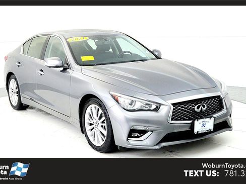 Used 2021 INFINITI Q50 Luxe w/ Seat & Sound Package image 1