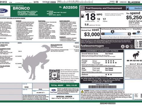 Used 2024 Ford Bronco Everglades image 30