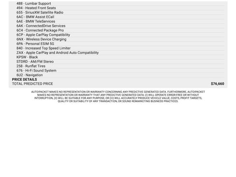 Used 2025 BMW X5 sDrive40i w/ M Sport Package RWD image 82