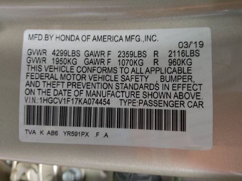 Used 2019 Honda Accord LX image 33
