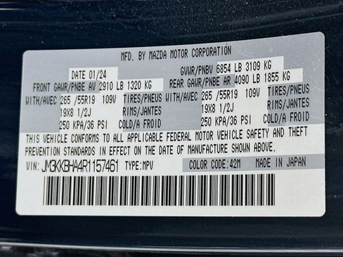 Used 2024 MAZDA CX-90 Plug-In Hybrid w/ Preferred image 12