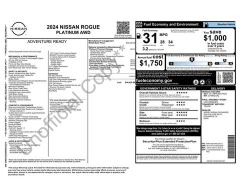 Used 2024 Nissan Rogue Platinum w/ Platinum Premium Package AWD/4WD image 2