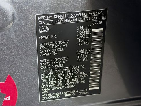 Used 2020 Nissan Rogue SV image 32