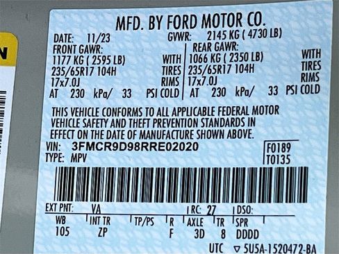 Used 2024 Ford Bronco Sport Badlands w/ Premium Package image 33