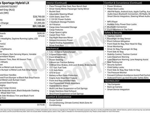 New 2025 Kia Sportage LX image 4