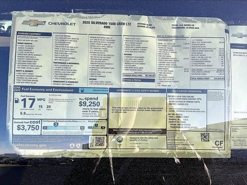 New 2025 Chevrolet Silverado 1500 LTZ w/ Technology Package image 21