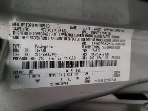 Used 2016 Ford Focus SE FWD image 33