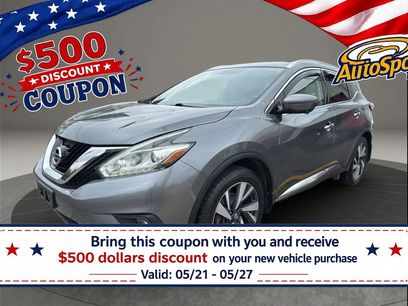 Used 2018 Nissan Murano Platinum w/ Cargo Package