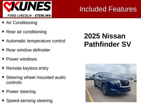Used 2025 Nissan Pathfinder SV AWD/4WD image 3
