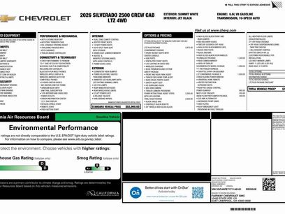 New 2026 Chevrolet Silverado 2500 LTZ w/ LTZ Plus Package