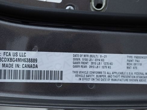 Used 2021 Dodge Charger SXT w/ Leather Interior Group RWD image 25