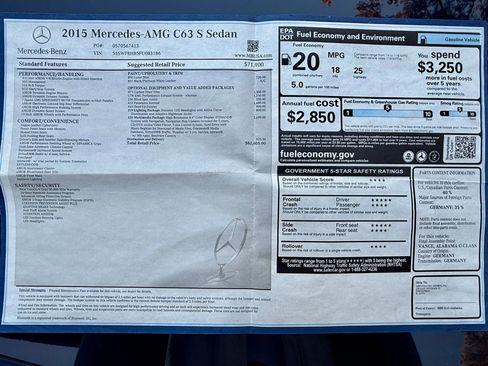 Used 2015 Mercedes-Benz C 63 AMG S image 35
