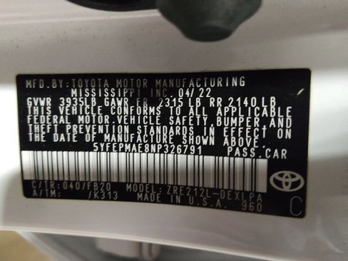 Used 2022 Toyota Corolla LE FWD image 33