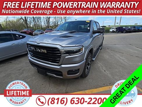 Used 2025 RAM 1500 Laramie w/ Sport Appearance Package image 1