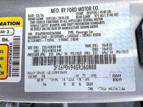 Used 2016 Ford Fusion Titanium image 34