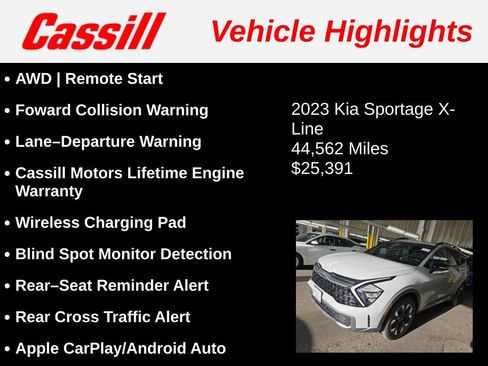 Used 2023 Kia Sportage X-Line AWD/4WD image 3
