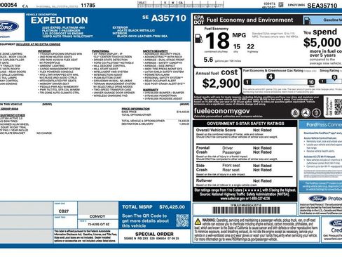 Used 2025 Ford Expedition Platinum AWD/4WD image 4