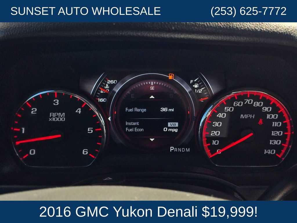Used 2016 GMC Yukon Denali w/ Open Road Package AWD/4WD image 34