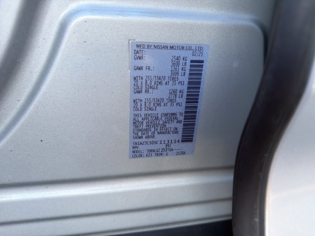 Certified 2025 Nissan Murano SL AWD/4WD image 31