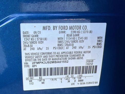 Used 2021 Ford Edge ST-Line FWD image 18