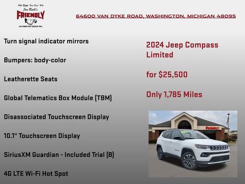 Used 2024 Jeep Compass Limited image 30