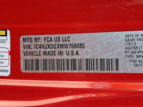 Used 2021 Jeep Wrangler Unlimited Sport AWD/4WD image 26