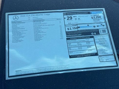 New 2026 Mercedes-Benz CLA 250 CLA 250 image 10