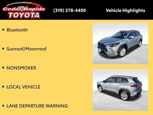 Certified 2023 Toyota Corolla Cross LE w/ Moonroof Package AWD/4WD image 16