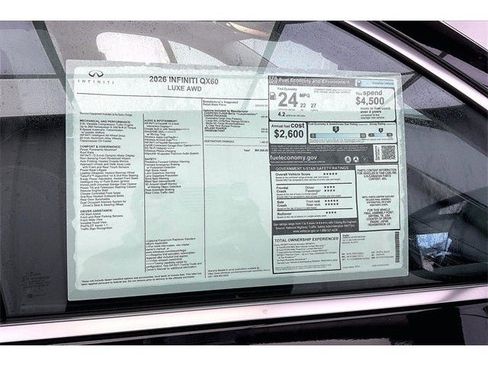 New 2026 INFINITI QX60 Luxe image 40