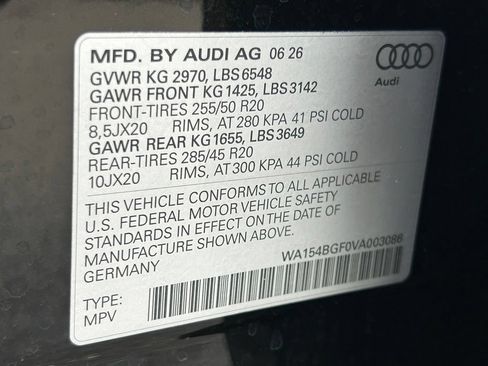 New 2027 Audi Q6 e-tron Premium Plus AWD/4WD image 54