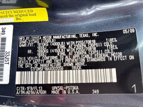 Used 2010 Toyota Tundra 4x4 CrewMax image 56