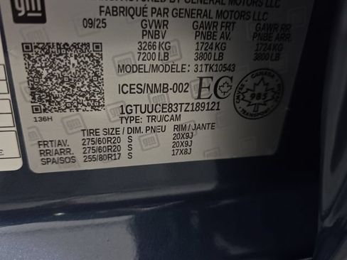 Used 2026 GMC Sierra 1500 Elevation AWD/4WD image 10